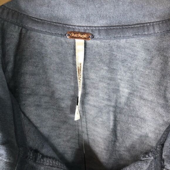 -Free People Button Up Crop Shirt NWT S - Picture 4 of 8